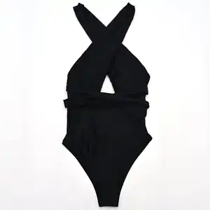 Best selling swimwear & beachwear shirring cross swimsuit one piece floral print bathing suits swim wear swim suit