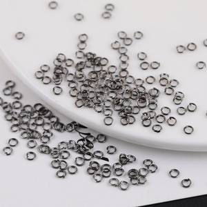 Multi Colored Metal Closed Jump Rings 0.5x3mm For Necklace Making DIY Jewelry Accessories Round Shape Mixed Colors Plated - Product Image 2