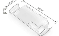 Coque de protection transparente anti-chute et anti-rayures pour console Steam Deck