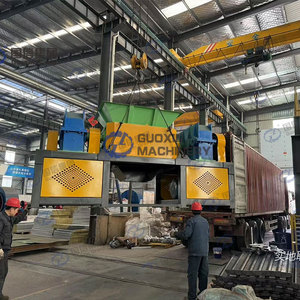 Trituradora Agrícola de Residuos Orgánicos de Doble Eje Guoxin Machinery, Máquina Trituradora de Cáscaras de Coco - Product Image 6