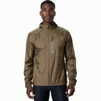Chaqueta cortavientos ligera de nailon para hombres y mujeres