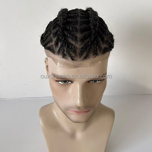 Tupé de <span class=keywords><strong>trenzas</strong></span> Cornrow para hombres-Postizo elegante y duradero para un aspecto natural Ventas al por mayor - Product Image 2