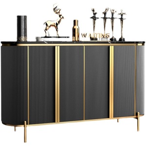 Moderno y Elegante Mueble de Almacenamiento para Entrada de 4 Puertas, Ahorra Espacio, Duradero, Aparador de Madera, Mueble Separador para Sala de Estar - Product Image 5