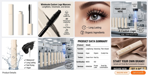 <span class=keywords><strong>Mascara</strong></span> en gros personnalisé avec logo, mini <span class=keywords><strong>mascara</strong></span> qui fait <span class=keywords><strong>pousser</strong></span> <span class=keywords><strong>les</strong></span> <span class=keywords><strong>cils</strong></span>, longue tenue, vegan, fibres, sans cruauté, biologique, volume, waterproof - Product Image 4