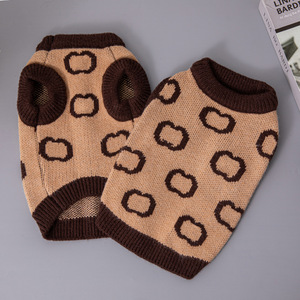 Pull en tricot doux et chaud pour animaux de compagnie, vêtements pour chiens GG <span class=keywords><strong>Jacquard</strong></span> pour petites races - Product Image 5