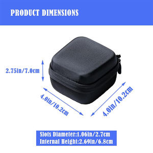 Estojo Térmico para Insulina com Organizador de 9 Compartimentos para Frascos Padrão de 10ml U-100 (Suporte para Geladeira) - Apenas Estojo - Product Image 3