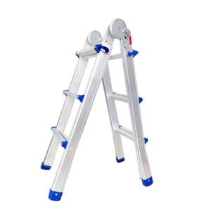 Meilleure Vente Échelle Pliante Multifonctionnelle en <span class=keywords><strong>Aluminium</strong></span> à 3 Marches KITE JUMP, Échelle Télescopique Pliante Moderne Personnalisée EN131 <span class=keywords><strong>pour</strong></span> Entrepôt, Capacité 150kg - Product Image 1