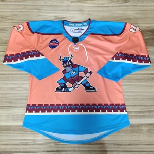 Jersey de Hockey con Logotipo Personalizado, Impresión Digital, Secado Rápido, 100% Poliéster, Uniforme para Entrenamiento y Juego de Hockey sobre Hielo - Product Image 4