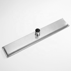 304 Wende abdeckung Fliesen einsatz aus Edelstahl Lineare Dusche Geruchs neutraler Boden ablauf kanal - Product Image 3