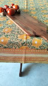 Mantel de algodón con estampado de bloque indio étnico, diseño Floral, lavable a máquina, cubierta decorativa para mesa del hogar para fiesta de boda - Product Image 3