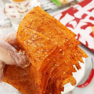 92g de grandes collations fabrication professionnelle viande végétarienne chinoise collations de soja collations épicées tranche épicée dans l'emballage du sac - Product Image 3