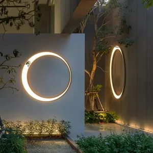 Lámpara de pared LED moderna IP65 impermeable de aluminio para exteriores, Villa, terraza, jardín, farola, porche, lámparas <span class=keywords><strong>residenciales</strong></span> comerciales - Product Image 2