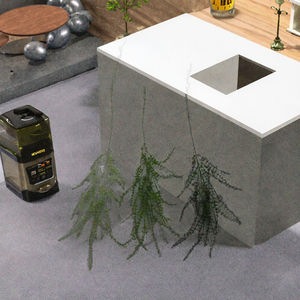 Vente en gros de feuilles de <span class=keywords><strong>romarin</strong></span> artificielles en plastique branche d'herbe pour le décor du nouvel an chinois de l'obtention du diplôme de Noël de mariage Z244 - Product Image 3