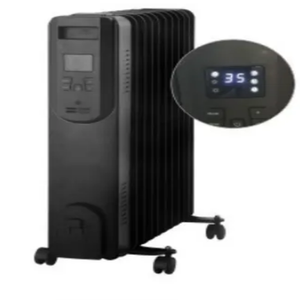 Radiateur électrique portable 1500W avec écran LCD numérique et thermostat réglable pour usage domestique - Product Image 2