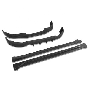 Front Bumper Lower Lip for 2016-2021 New ABS Material Glue Install Screw-On <b>Car</b> Exterior Parts - Product Image 1