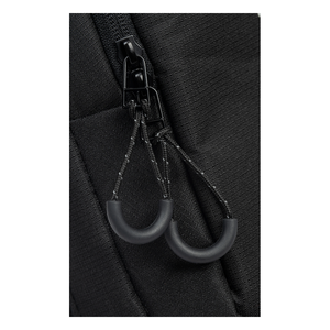 Comfier <b>Waterproof</b> Sling Bag <b>Black</b> Nylon Crossbody Sport <b>Backpack</b> with Zipper Closure Mesh Pocket Polyester Lining - Product Image 4
