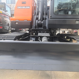 Develon Mini Excavator 8 Ton Orange And Black Track Mounted Construction Equipment - Product Image 4