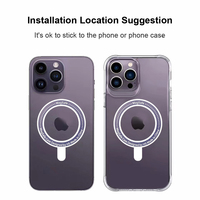 Plaque magnétique Autocollants Anneau pour Magnetic Safe Grip Tok Slim Magnetic Plate for Maxafe Charger Accessories for All Smartphones