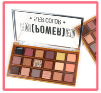 Charme Beauté Maquillage Shimmer Glitter Fard À Paupières Imperméable Durable 18 Couleurs Palette D'ombres À Paupières