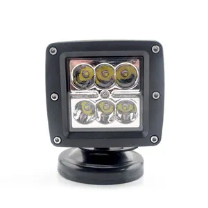 12V 24V SUV ATV Truck Led Work Light 7 polegadas Led Driving Lights 18W 4x4 Off Road Lights para veículos