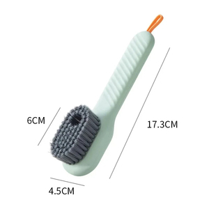 CleaningBrushSoft Bristled Liquid Shoe Brush Long Handle Brush Clothes BrushShoe Clothing Board Brush Household Cleaning <b>Tool</b> - Product Image 6
