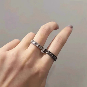 New ViVienne Hollow Letter Alloy Gold Plated Saturn <b>Ring</b> Western Dowager Luxury Jewelry Anniversary Gift for Women - Product Image 2