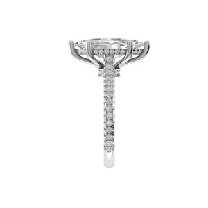Bague ethnique en diamant de laboratoire taille marquise, argent 925, or 9kt, 14kt, 18kt, bagues en diamant pour femme, bague de fiançailles - Product Image 5