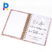 Cuaderno Ecológico Personalizado de Alta Calidad con Doble Espiral para Diario Creativo, Cubierta con Grabado, Fabricante, Venta al Por Mayor