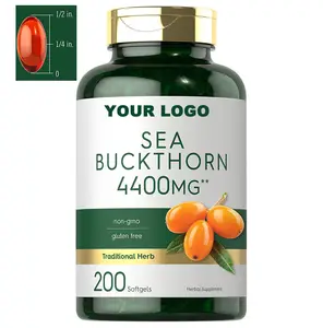 RTS Low MOQ 250 Crianças Cérebro Boter Sensação Nootropics Sea Buckthorn Berry Omega 3-6-7-9 Óleo de Krill Em Massa DHA EPA Cápsulas Gelatinosas