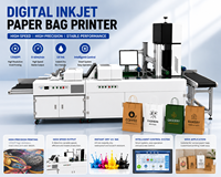Máquina de Impresión UV de Inyección de Tinta para Bolsas de Papel Comerciales, para Restaurantes, Panaderías, Cafeterías, Comida Rápida, Sistema de Producción de Empaques para Entrega