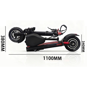 Trottinette polyvalente pour adolescents et adultes, roues interchangeables, surface lisse, conversion tout-terrain DW-XS-T10, réglable - Product Image 2