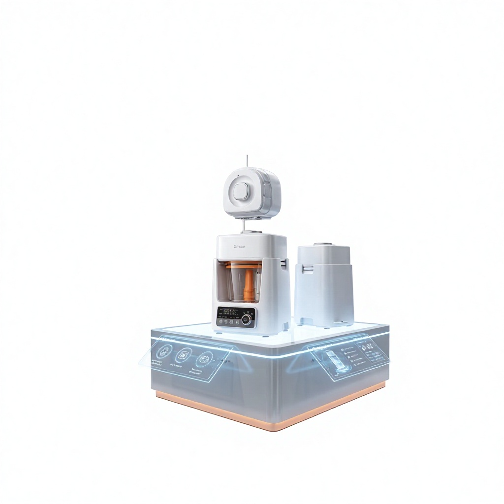 BPA Free High Borosilicate Glass Smart Pet Food Maker Automatic Electric 304 Stainless Steel Fresh Pet Food Process