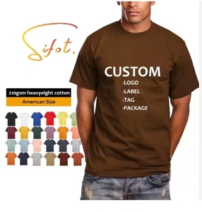 Sifot เสื้อยืดแนวสตรีทแบบมีกระเป๋าปักโลโก้ผ้าฝ้ายแบบครอป100% ใช้ได้ทั้งชายและหญิง - Product Image 1