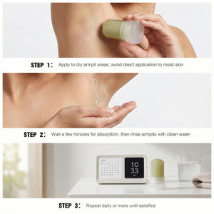 Desodorante en Barra de Cristal de Alumbre Personalizado con Etiqueta Privada, Antitranspirante Natural No Irritante - Product Image 3