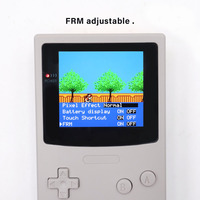Désaturation 3.1 pouces Kit d'écran LCD FRM Q5 GBC IPS avec coque prédécoupée pour Game Boy Color GBC