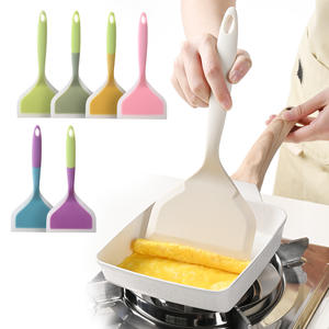Juego de espátulas de silicona para freír, aptas para horno y microondas, utensilios de cocina resistentes al calor para cocinar panqueques y Tamagoyaki - Product Image 3