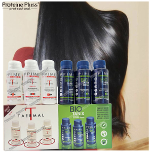 Brezilya proteini OEM brezilyalı Protein pürüzsüz saç tedavisi Salon kullanımı için <span class=keywords><strong>Bio</strong></span> Keratin 100ml kiti saç düzleştirme kremi Set - Product Image 2