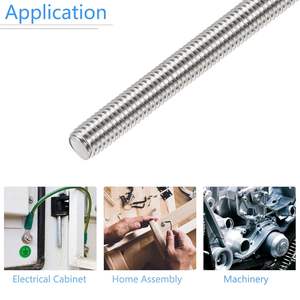 Batang berulir baja tahan karat panjang <span class=keywords><strong>2</strong></span> kaki dengan sistem pengukuran metrik menyelesaikan seng ukuran benang 1/<span class=keywords><strong>2</strong></span> '-13 - Product Image 5