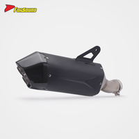Système d'échappement de moto à prix de gros Forsound Factory, silencieux noir entièrement peint par pulvérisation pour R1300GS, R1200GS, R1250GS