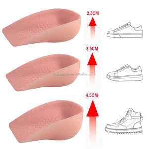 Gel di Silicone tacco coppe altezza di altezza inserti inserti manicotto invisibile altezza aumento soletta, <span class=keywords><strong>2</strong></span>.5CM/3.5CM/4.5CM - Product Image 1