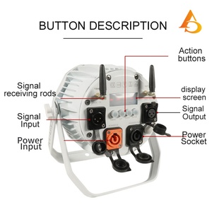 AICPOSE - Mini Lámpara LED Recargable de Alta Calidad, Resistente al Agua IP65, DMX, Blanca, Inalámbrica - Product Image 5