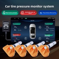 Universel Tpms Android Usb Bluetooth TPMS Système de surveillance de la pression des pneus intégré Capteur d'affichage