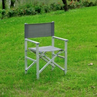 HE-1316, chaises de jardin pliantes en aluminium portables avec chaises de maquillage de plage pliables
