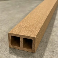 WPC Lumber Timber Square Post Beam-Moisture Proof Wood Veneer Glossy/Sanded for Construction Bedroom Furniture 5 Year Warranty