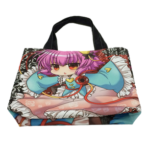 Bolsa de Mano Personalizada con Logotipo, Bolsa de Compras Reutilizable de Poliéster, Diseño de Anime y Dibujos Animados, OEM, Venta al Por Mayor - Product Image 1