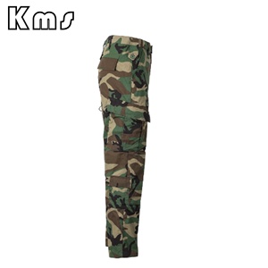 Uniforme de Combate Táctico de Camuflaje Ripstop de Algodón y Poliéster Transpirable Unisex al por Mayor KMS OEM, Verde para Caza - Product Image 6