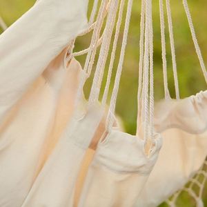 Modern Tassel Hanging Chair Outdoor Canvas <b>Swing</b> for Gym & Park Use - Product Image 3