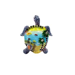 Recuerdo turístico de <span class=keywords><strong>Cabo</strong></span> Verde y Barbados, logotipo de regalo, adhesivo magnético 3D tridimensional de resina para refrigerador. - Product Image 5