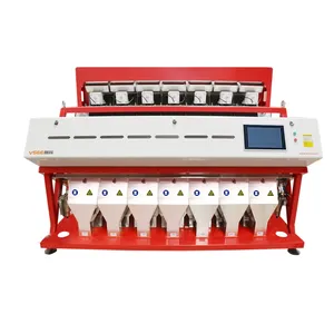 AI deeply learning Remote Control / long grain parboiled rice color sorter / used rice color sorter machine