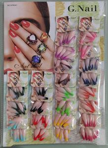 2023 оптовая продажа, высококачественные искусственные ногти в гробу с модным дизайном, накладные ногти для дома своими руками - Product Image 2